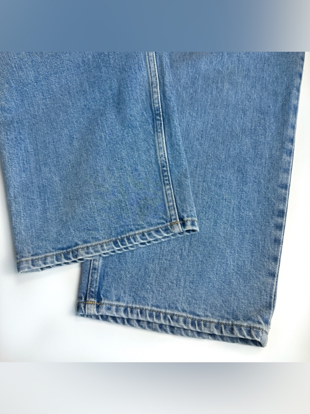 Everlane Way High Straight Leg Jeans Curvy Plus Size 18 High Rise Medium Wash - Picture 7 of 12